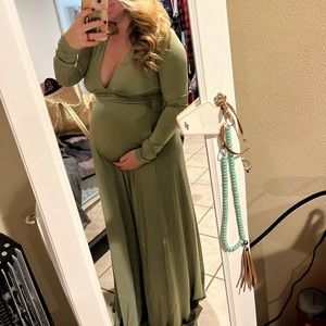 Baltic Born  Sage Maternity Dress